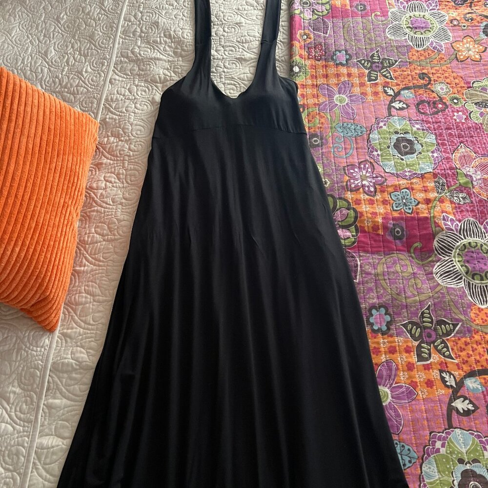 SheBird The Harper Halter Bra Dress In Black - Size small